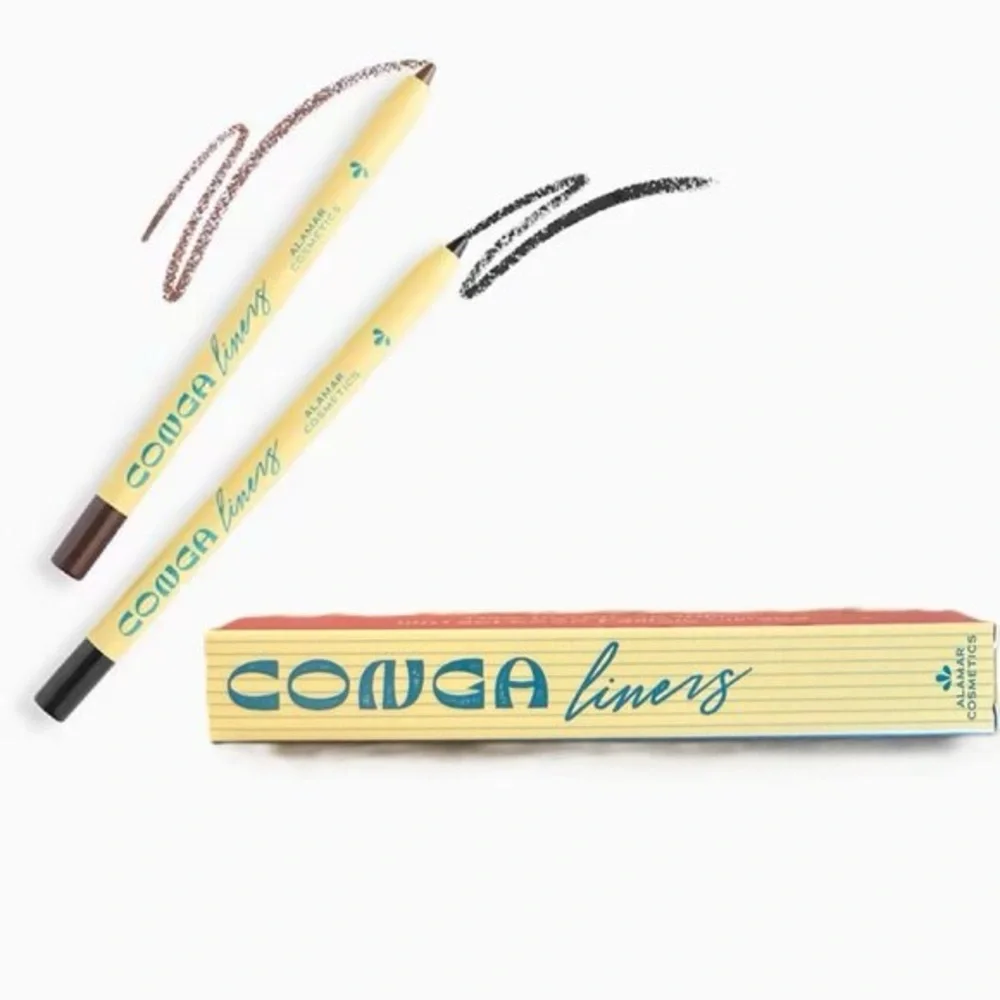 ALAMAR COSMETICS Conga Liners Duo‎ in Black & Brown NIB